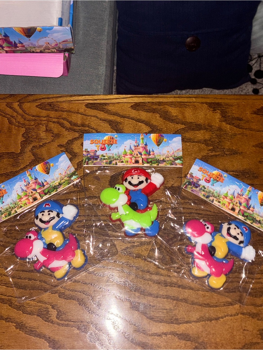 3X NWT Mario Kart Squishy Squeeze Toys